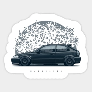 Black legend Sticker